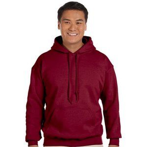 Gildan Adult Heavy Blend8 oz., 50/50 Hood - G185 - Antiq Cherry Red